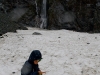 Mutige Schneewanderer am Homer Tunnel Mutige Schneewanderer am Homer Tunnel
