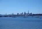 Skyline von Auckland mit Harbour Bridge