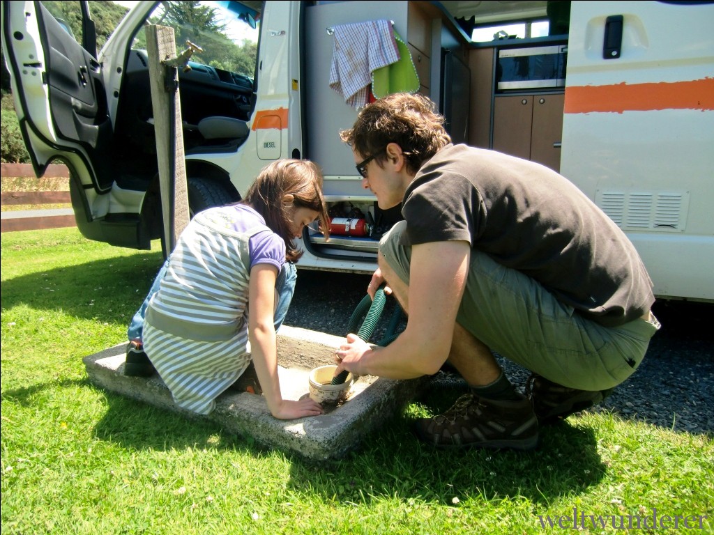 Campervan Dump Station Neuseeland