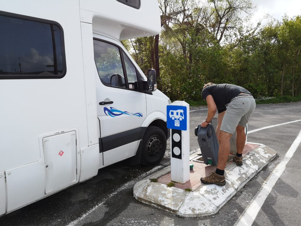 Kein Scheiß! Das Wunder der öffentlichen Toiletten in Neuseeland 17 Dump Station Neuseeland