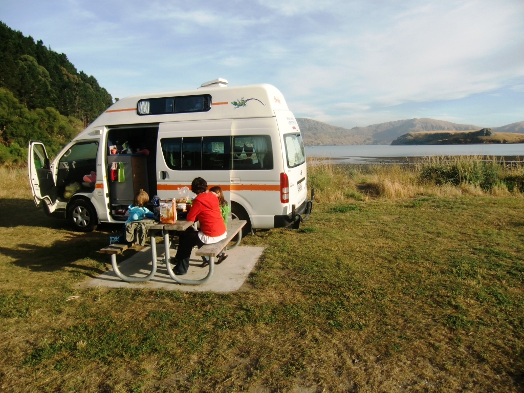 Campervan in Purau