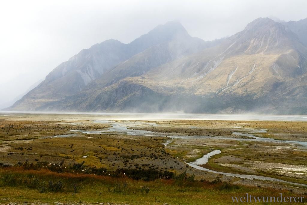 Top-Campingplatz: DOC White Horse Hill Campsite am Aoraki Mt Cook 6 Near Mount Cook New Zealand