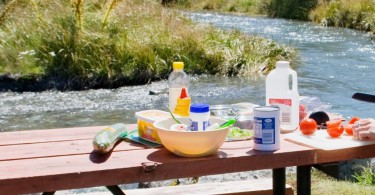 Roadside Picknick Tasman Glacier Lake