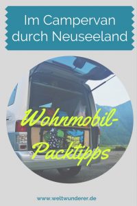 13 Wohnmobil Packtipps für eure Neuseeland-Reise 2