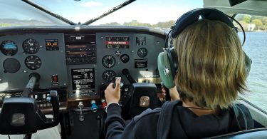 Rotorua Wasserflugzeug Pilot