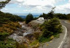 Campervan Mangawhero Falls Lookout Ohakune Tongariro National Park