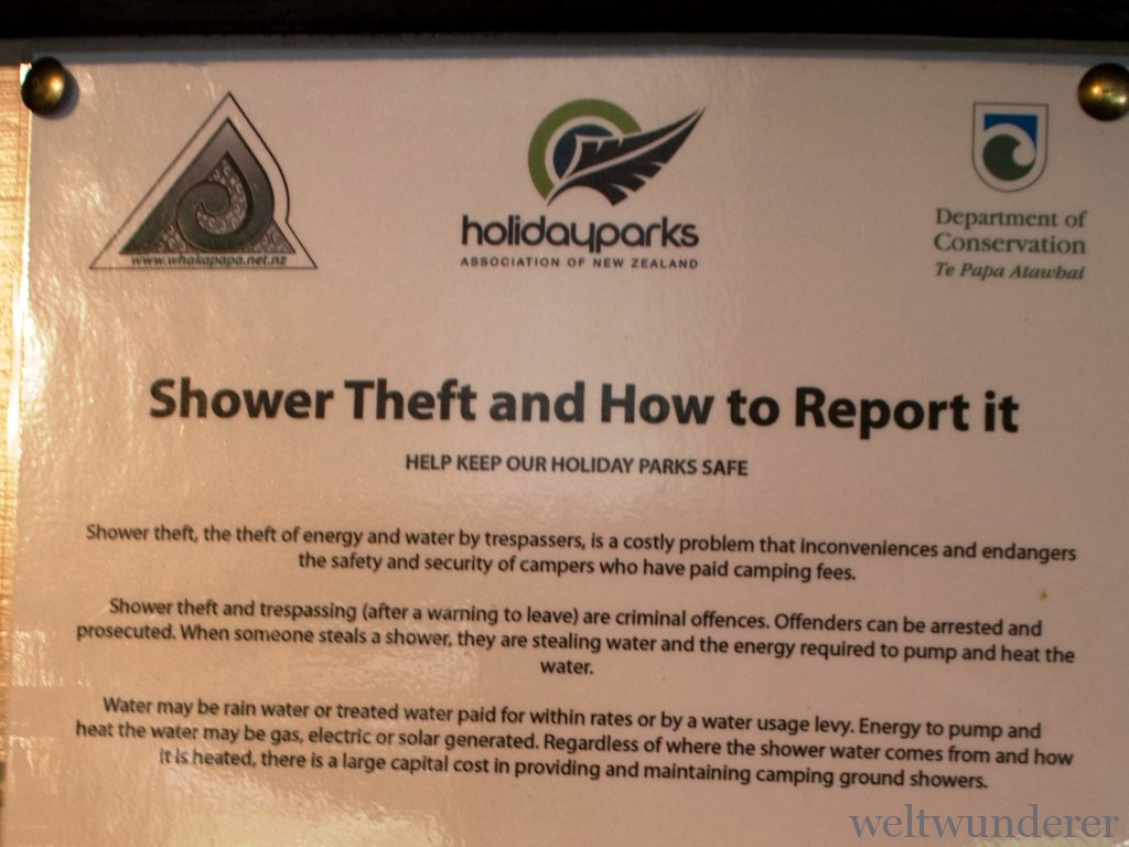 Shower Theft New Zealand