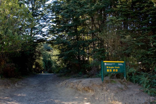 Kepler Track Start near Te Anau