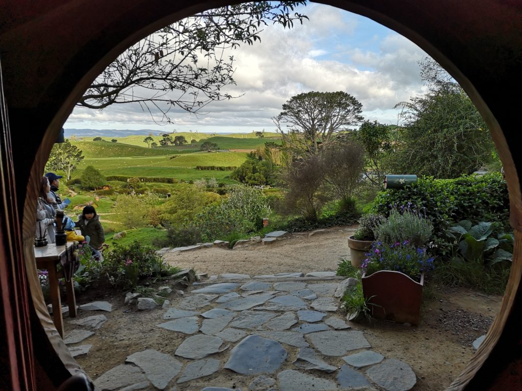 Hobbiton Movie Set