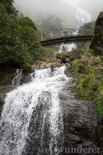 Der Silver Waterfall in Sapa Der Silver Waterfall in Sapa