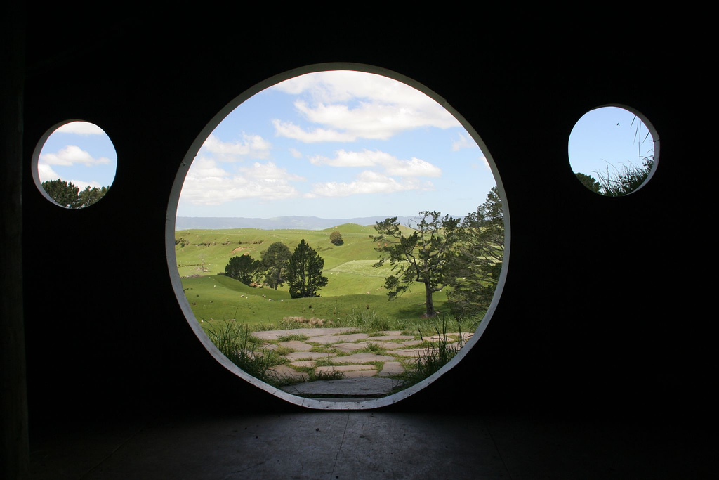 Inside a Hobbit hole Hobbiton Movie Set Rob Chandler