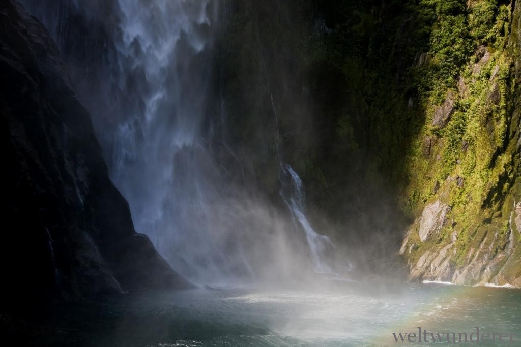 Die Stirling Falls im Milford Sound