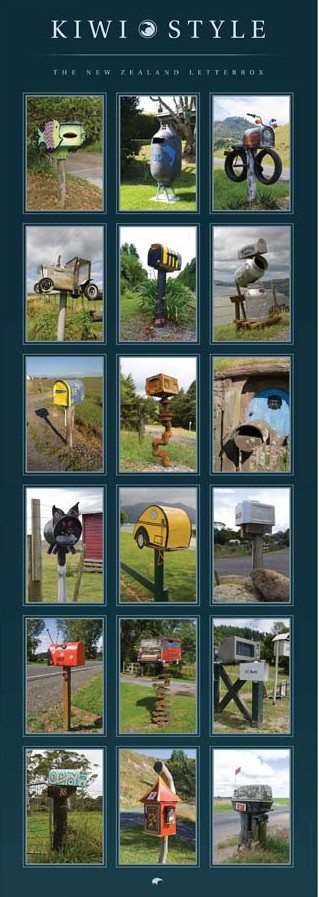 Sightseeing in Neuseeland mal anders: Briefkästen! 3 New Zealand Letterbox Briefkästen