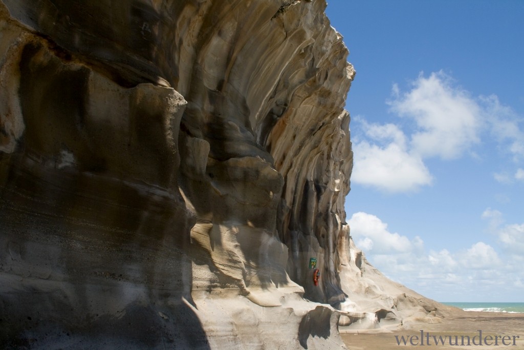 Muriwai Beach Dangerous Cliffs