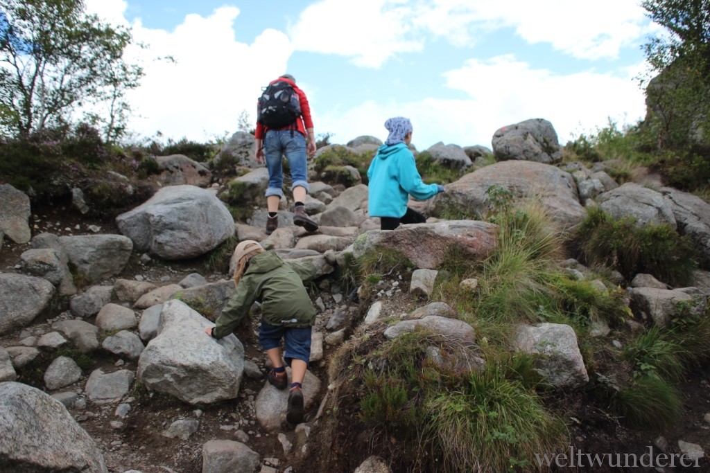 Aufstieg zum Preikestolen