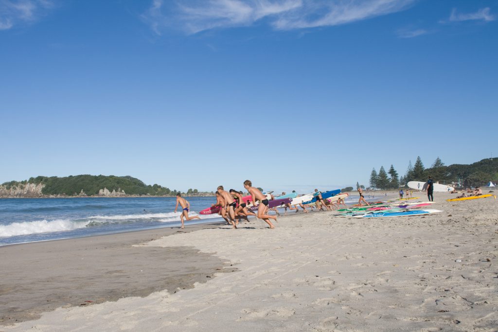 Weltwunderer Maunganui Beach Neuseeland