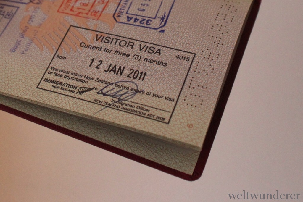 Weltwunderer NZ visitor permit