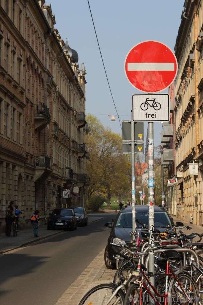 Dresden Neustadt mit Kindern