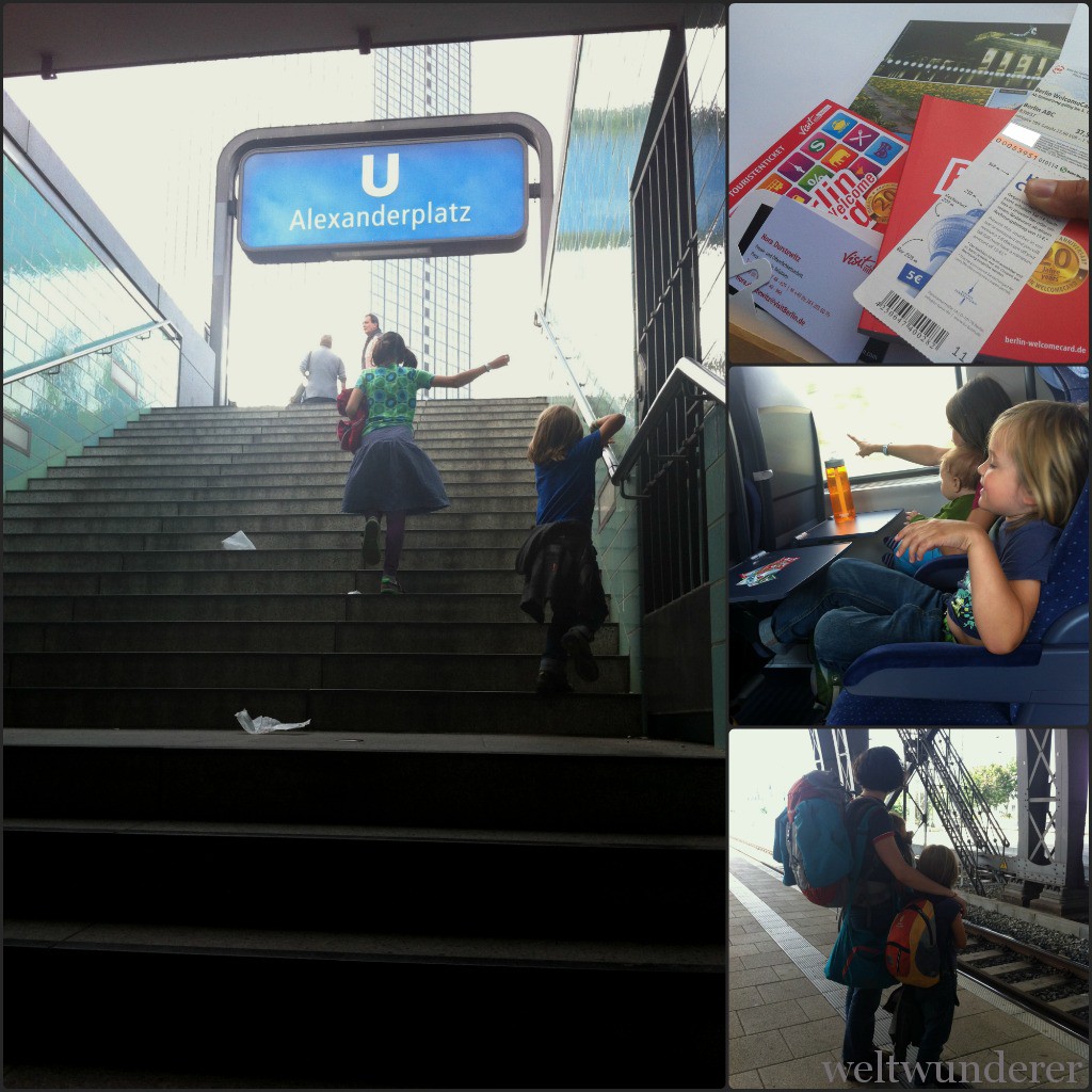 Weltwunderer Collage Berlin mit Kindern