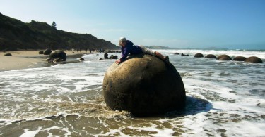 Weltwunderer Moeraki Boulders