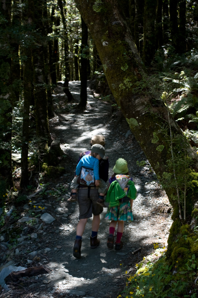 Wandern mit Kindern in Neuseeland: der Rob Roy Track im Mount Aspiring National Park 23 Wanaka Rob Roy Glacier