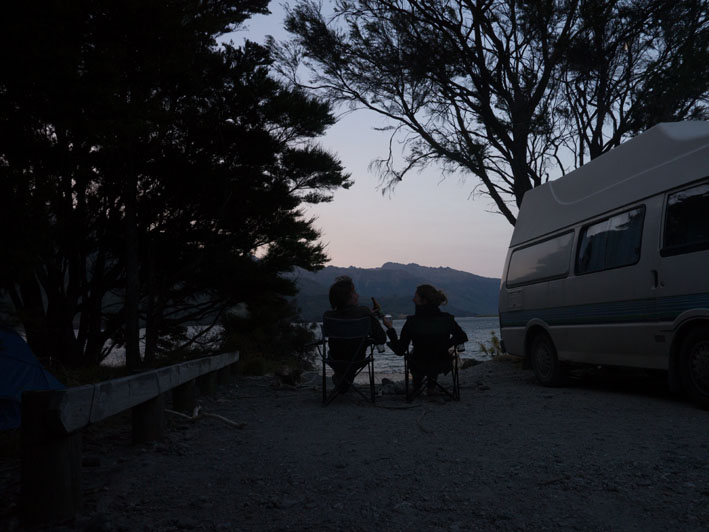 Abendstimmung am Campervan © www.jaegerdesverlorenenschmatzes.de