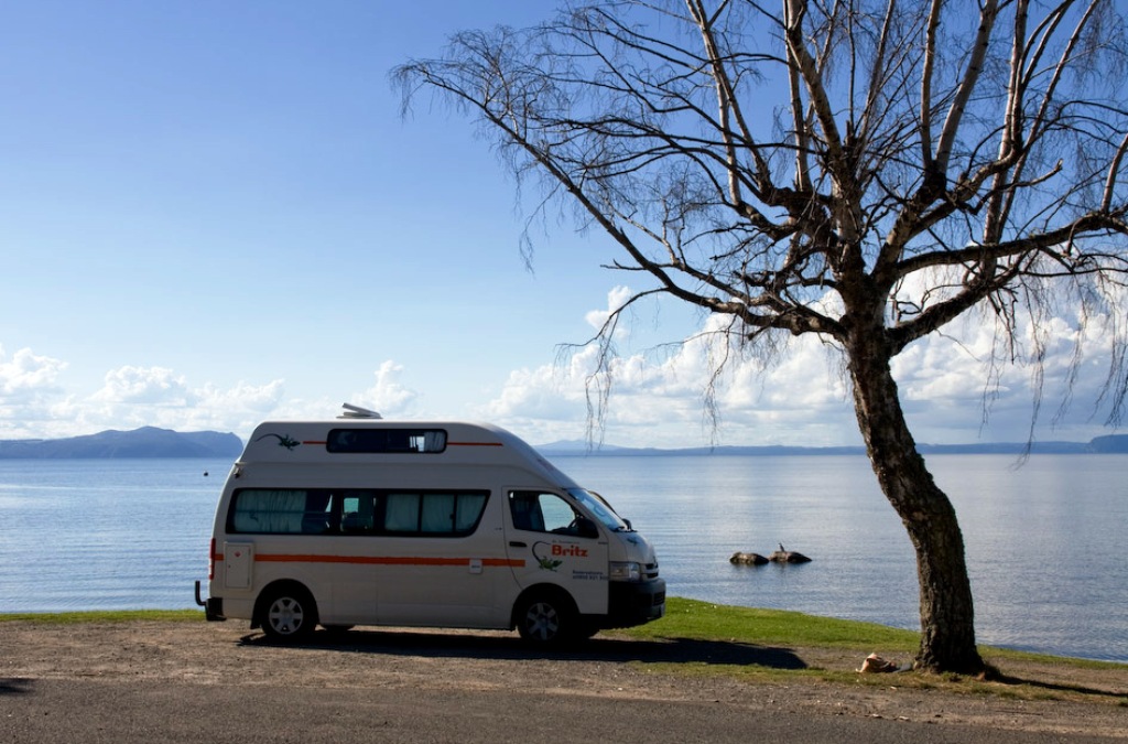 Weltwunderer Neuseeland Freedom Camping Lake Taupo