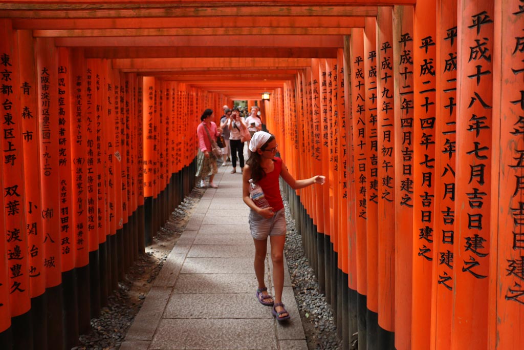 Weltwunderer Japan Kyoto Fushimi Inari Taisha