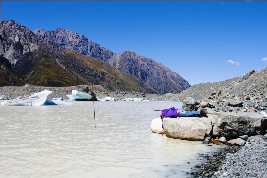 Weltwunderer Tasman Glacier Lake