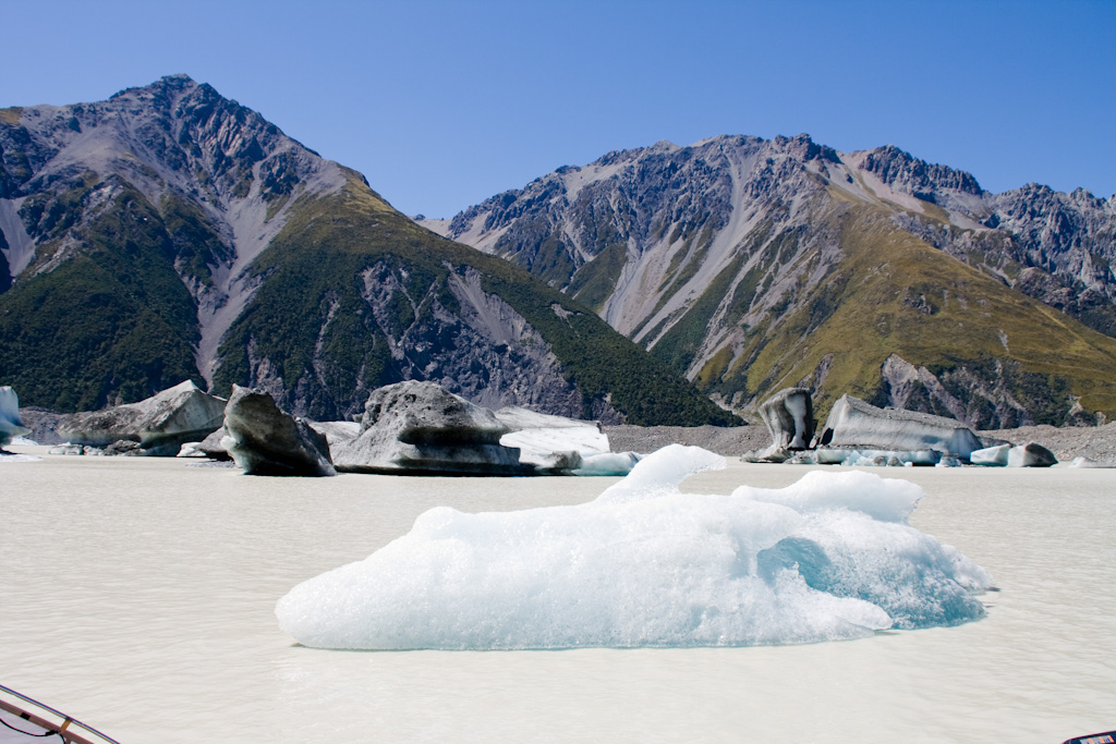 Weltwunderer Neuseeland Tasman Glacier Lake