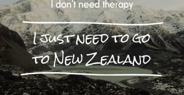 I just need to go to New Zealand