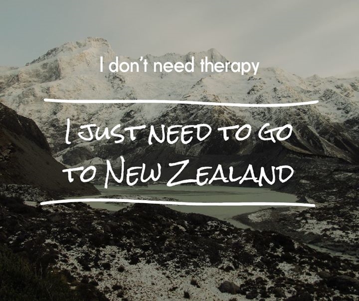 I just need to go to New Zealand