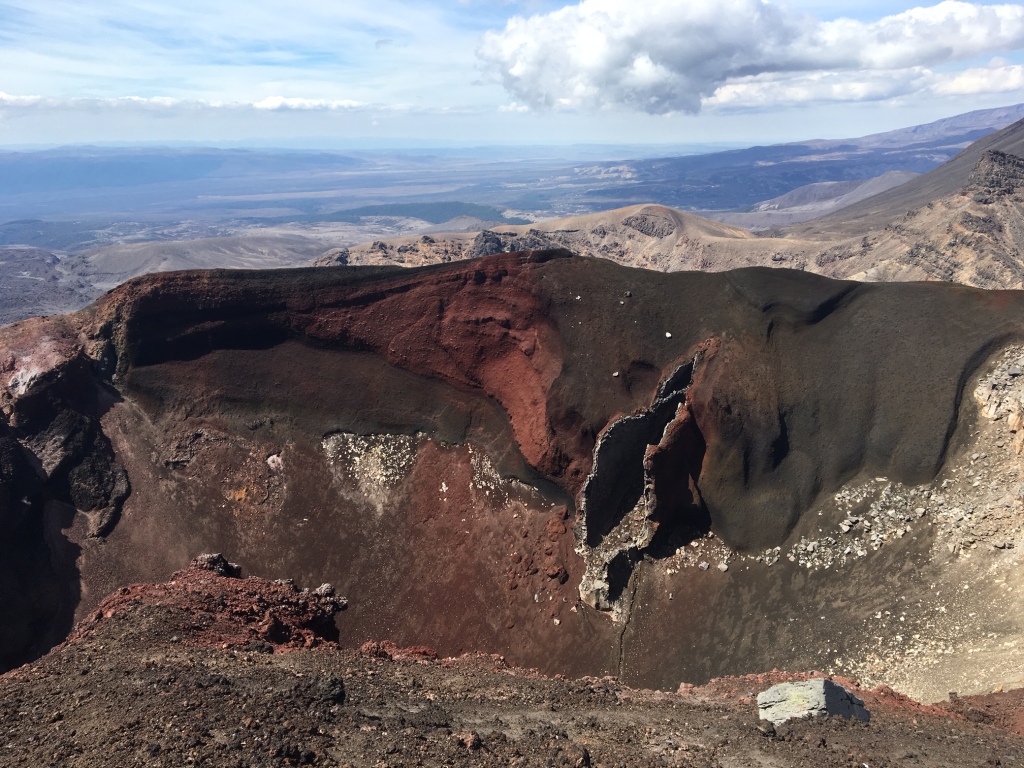 Philipp Mertens Tongariro Crossing mit Baby