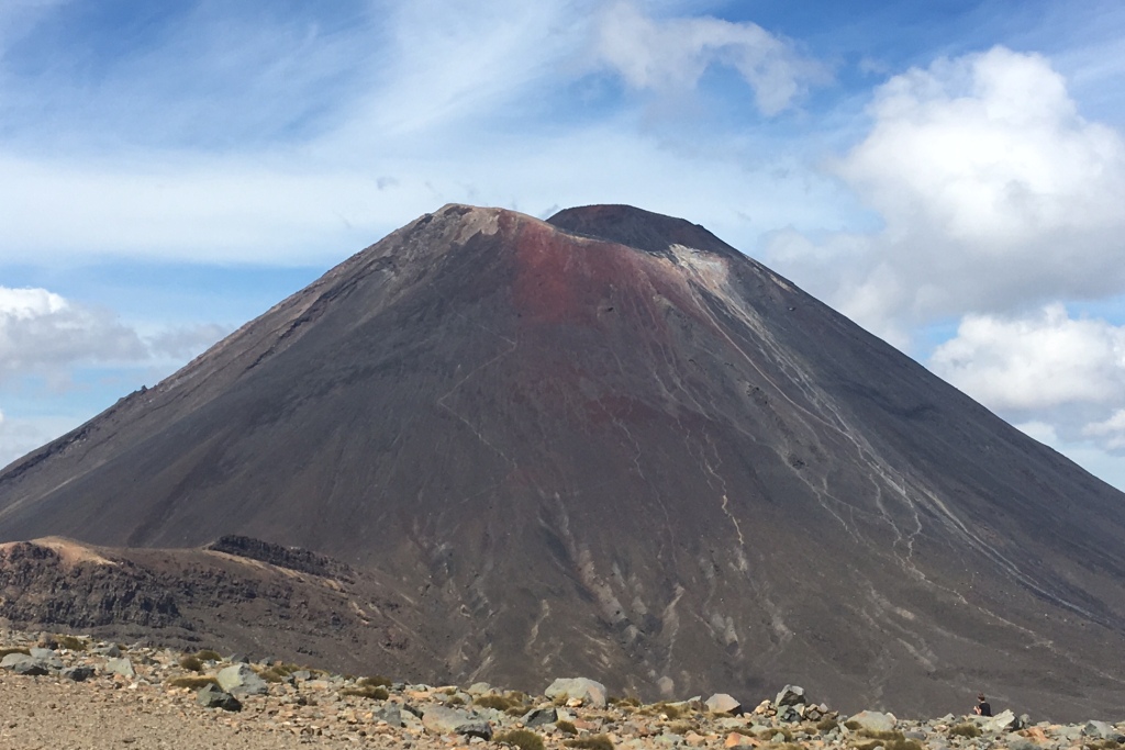 Philipp Mertens Tongariro Crossing mit Baby