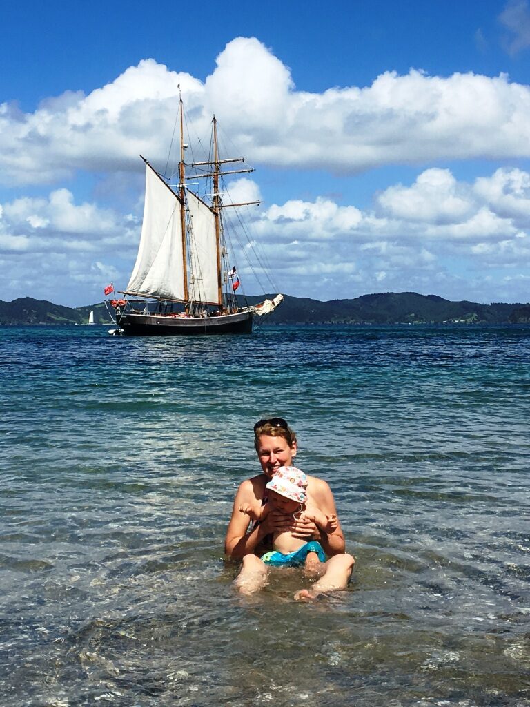 Bootstour mit Baby in Neuseeland