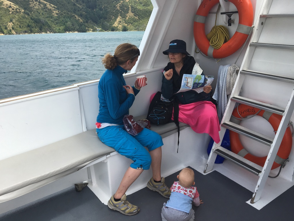 Bootstour mit Baby in Neuseeland