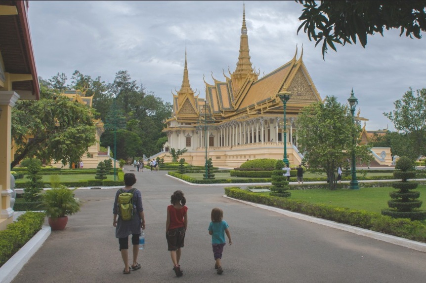 Weltwunderer Kambodscha Phnom Penh Royal Palace