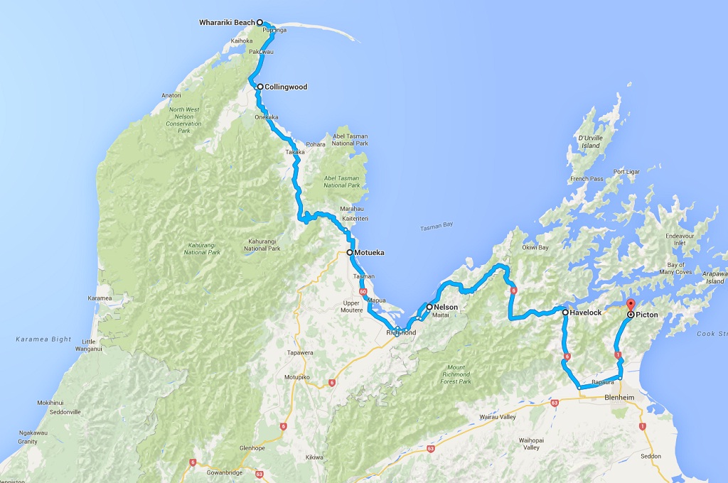 Route 3 Norden Suedinsel Neuseeland