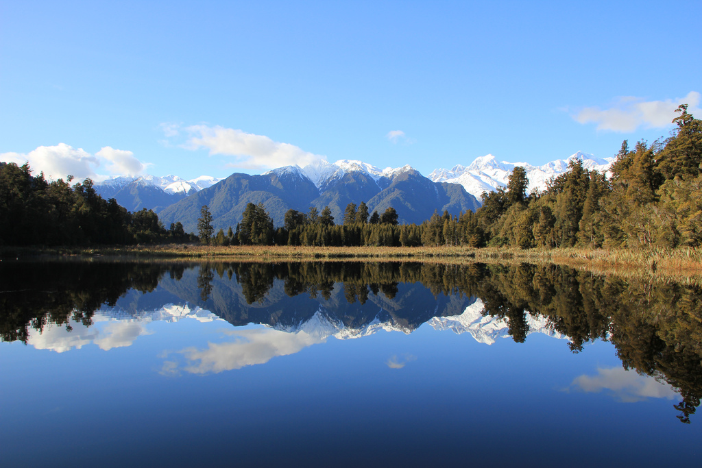 Seen in Neuseeland Department of Conservation Lake Matheson