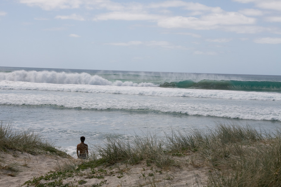 Surfen in Neuseeland Pakiri Beach