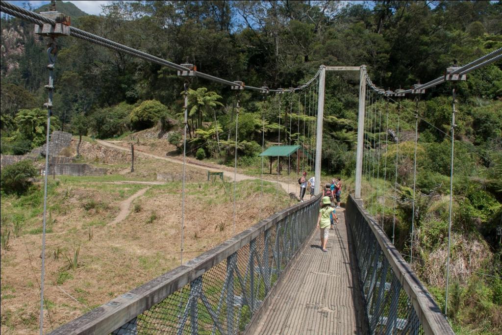 Wandern mit Kind in Neuseeland Karangahake Windows Walk
