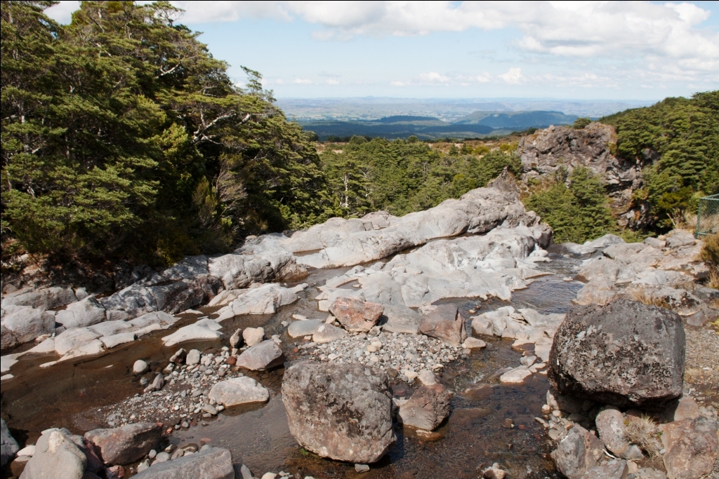 Tongariro National Park mit Kindern Mangawhero Falls 