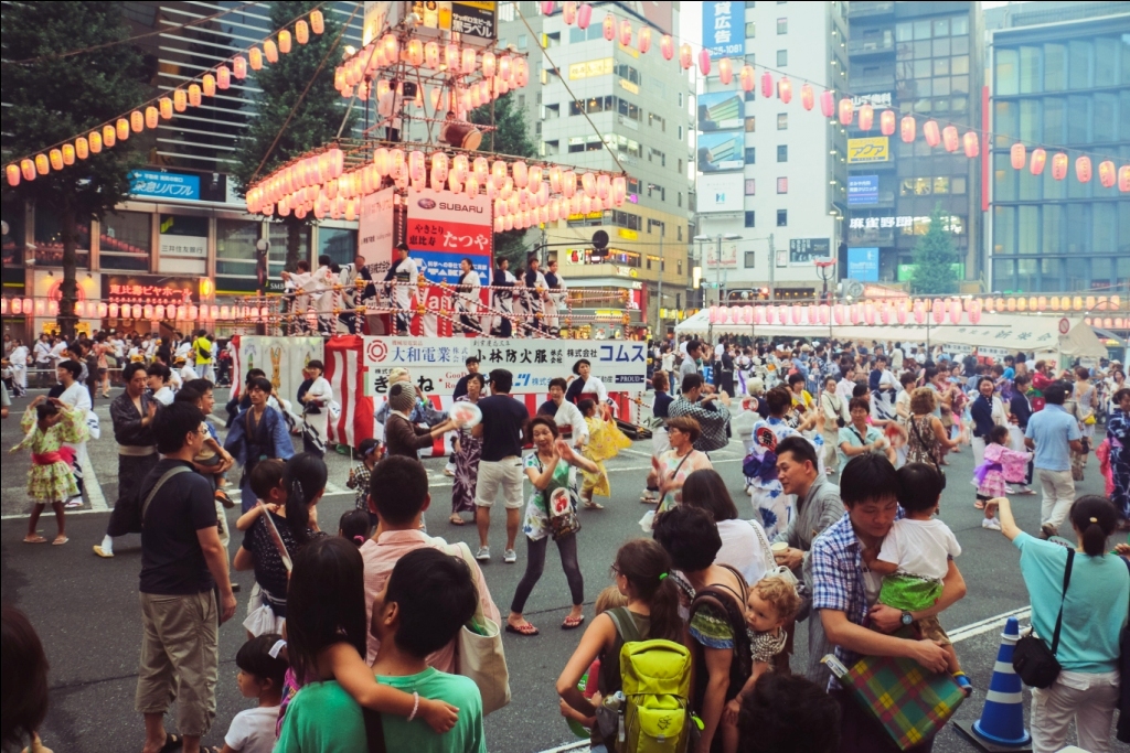 Das echte Japan kennenlernen - mit Campervan, Airbnb & Co. 9 Das echte Japan kennenlernen Shibuya Matsuri