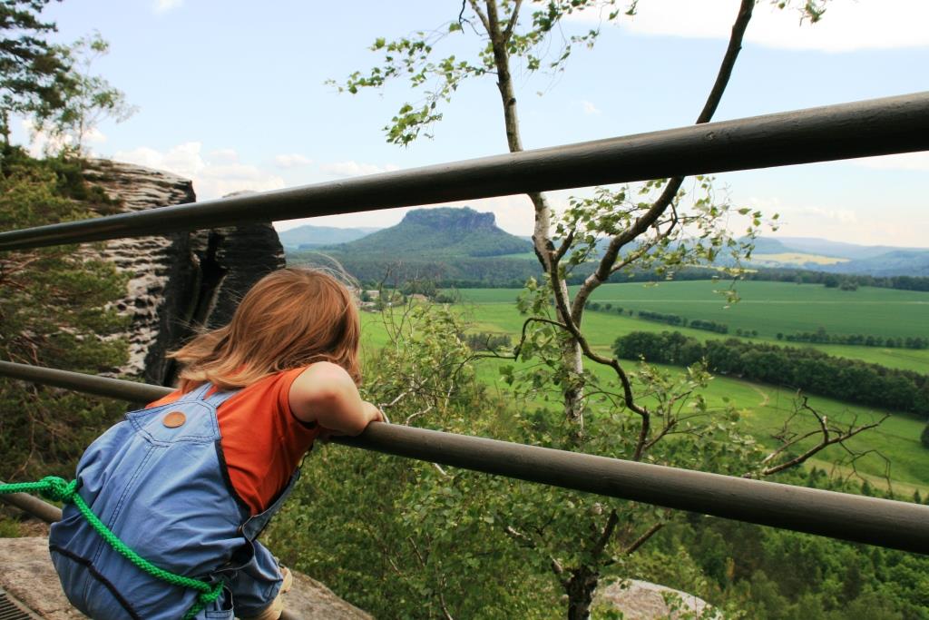 Elbsandsteingebirge Wandern mit Kindern