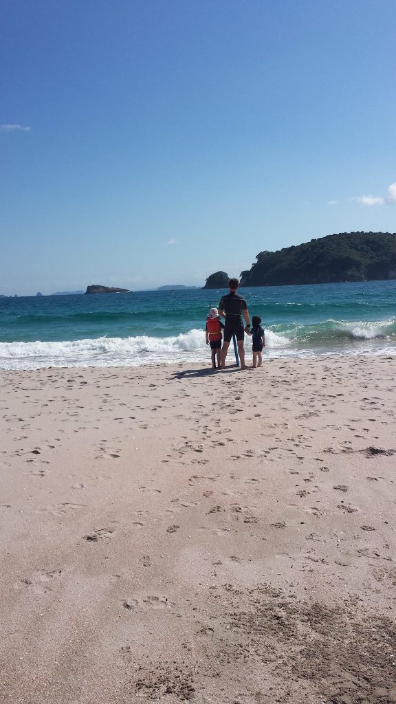 Neuseeland für Familien Hahei Beach