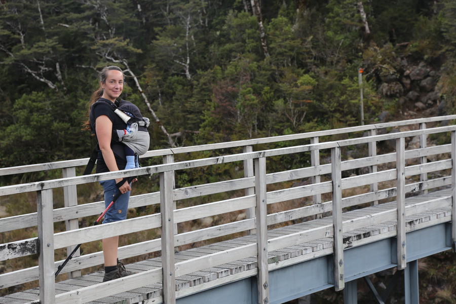 Wandern mit Baby in Neuseeland