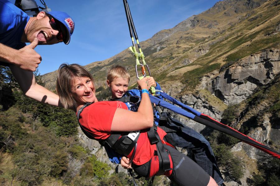 Nur in Neuseeland Canyon Swing Queenstown