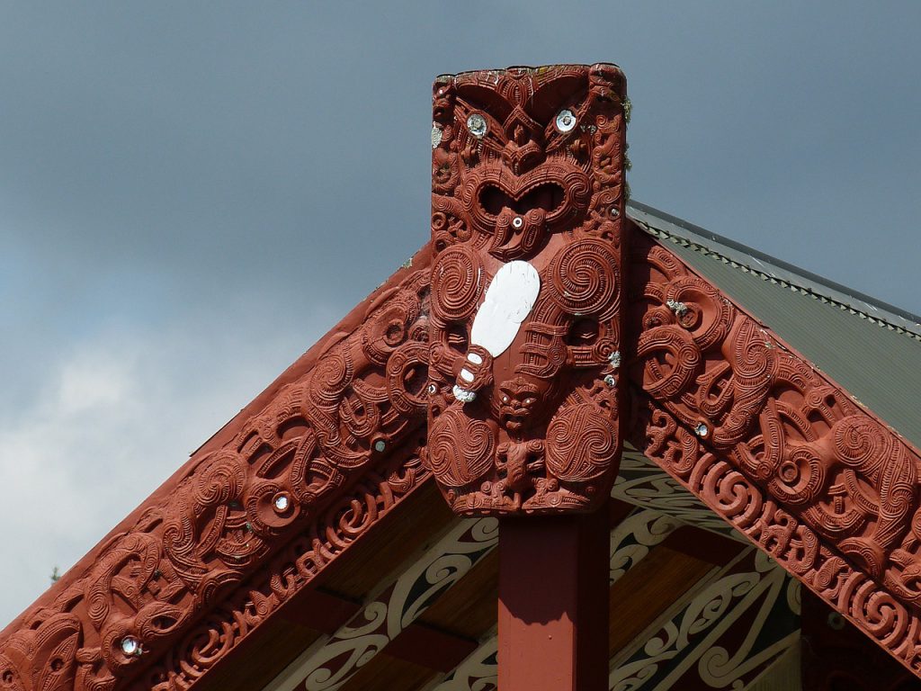 Nur in Neuseeland Marae Rotorua