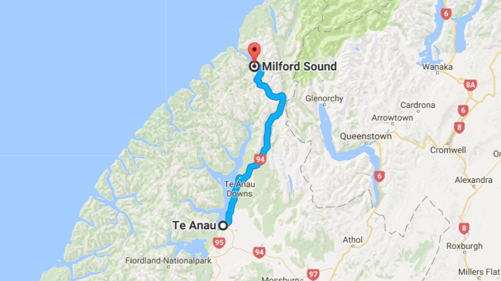 Roadtrip in Neuseeland Milford Road