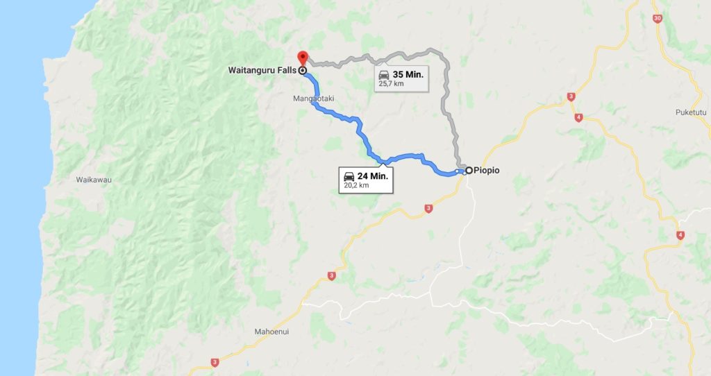 Neuseeland Route Piopio